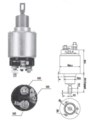 MAGNETI MARELLI Önindító bendix AME0558_MM