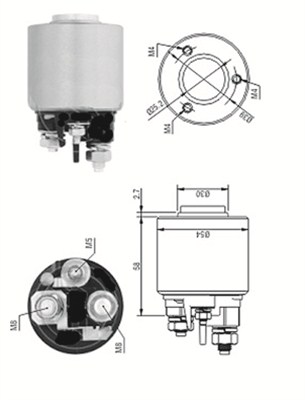 MAGNETI MARELLI Önindító bendix AME0571_MM