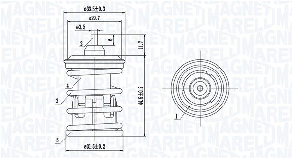 MAGNETI MARELLI Termosztát TE0509_MM