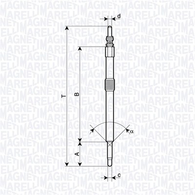 MAGNETI MARELLI Izzítógyertya UC73A_MM