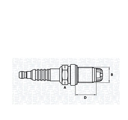 MAGNETI MARELLI Gyújtógyertya YJT6KMR_MM