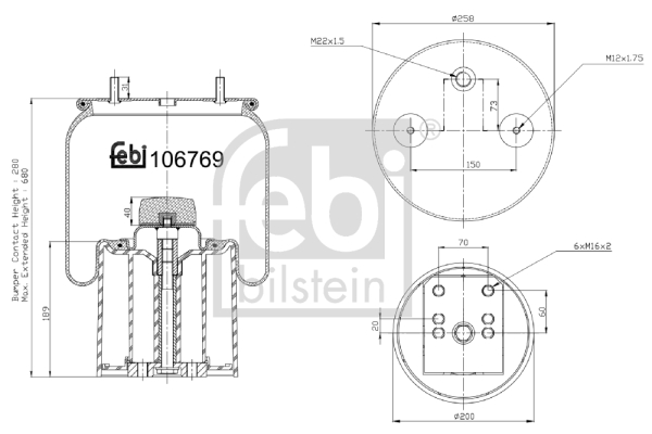 FEBI Légrugó 106769_FEBI