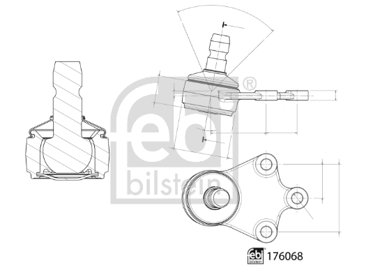 FEBI Gömbfej 176068_FEBI