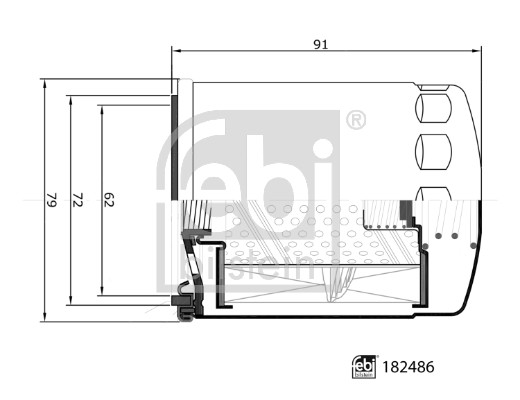 FEBI 182486_FEBI Olajszűrő