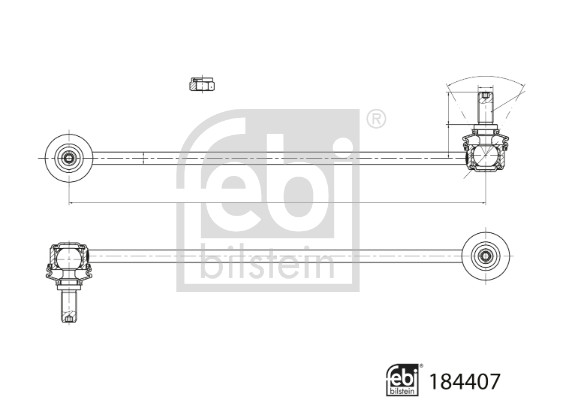 FEBI Stabilizátor kar 184407_FEBI