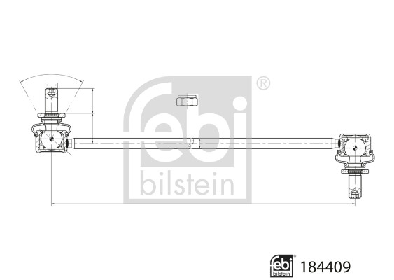 FEBI Stabilizátor kar 184409_FEBI