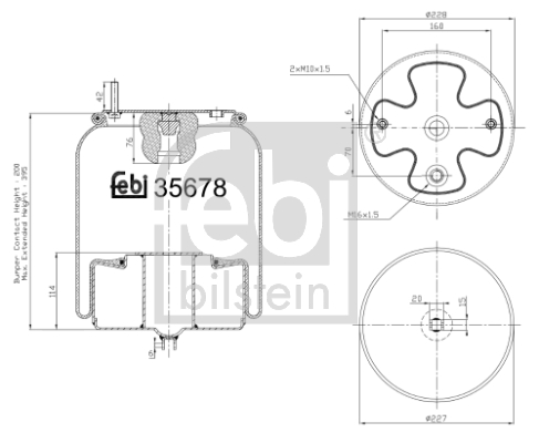 FEBI Légrugó, komplett 35678_FEBI