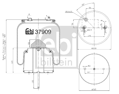 FEBI Légrugó, komplett 37909_FEBI