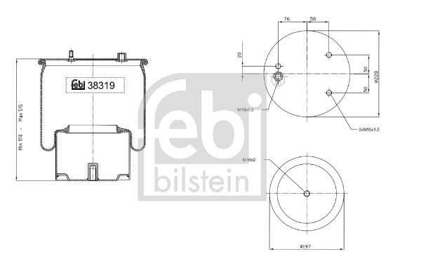 FEBI Légrugó, komplett 38319_FEBI