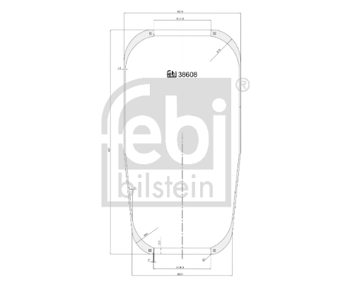 FEBI Légrugó gumielem 38608_FEBI