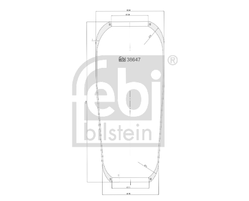 FEBI Légrugó gumielem 38647_FEBI