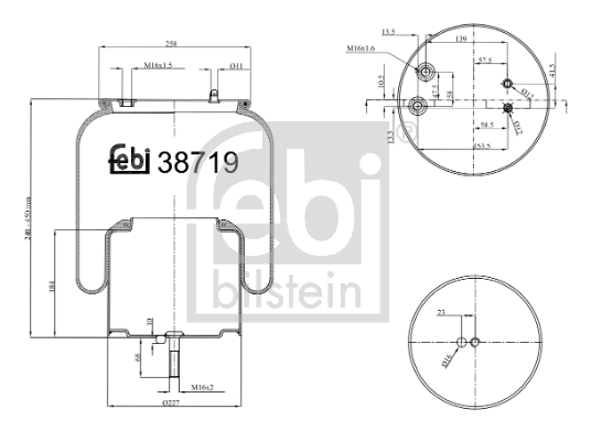 FEBI Légrugó, komplett 38719_FEBI