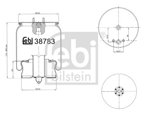 FEBI Légrugó, komplett 38783_FEBI