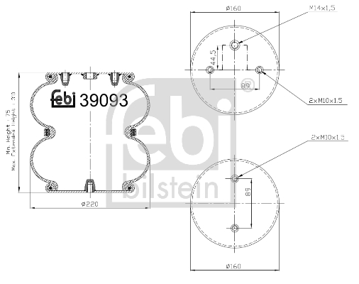 FEBI Légrugó 39093_FEBI