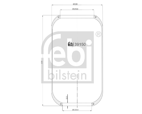 FEBI Légrugó gumielem 39150_FEBI