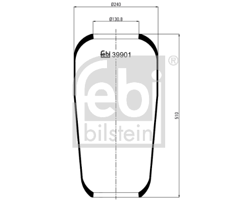 FEBI Légrugó gumielem 39901_FEBI