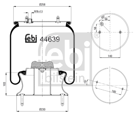 FEBI Légrugó, komplett 44639_FEBI