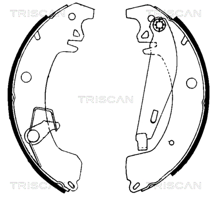 TRISCAN Fékpofa 810010031_TRIS