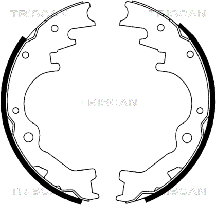 TRISCAN Fékpofa 810010035_TRIS