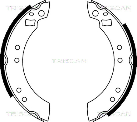 TRISCAN Fékpofa 810010280_TRIS