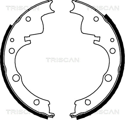 TRISCAN Fékpofa 810010436_TRIS