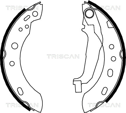 TRISCAN Fékpofa 810014001_TRIS