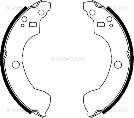 TRISCAN Fékpofa 810014004_TRIS