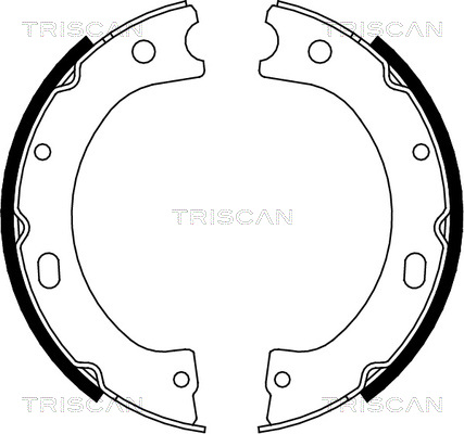 TRISCAN Fékpofa 810014011_TRIS