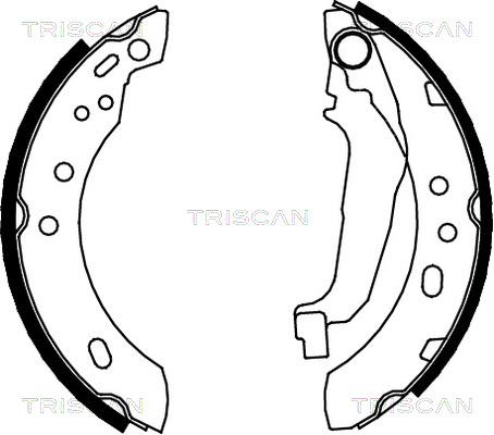 TRISCAN Fékpofa 810014543_TRIS