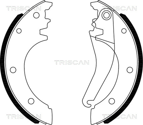 TRISCAN Fékpofa 810015027_TRIS