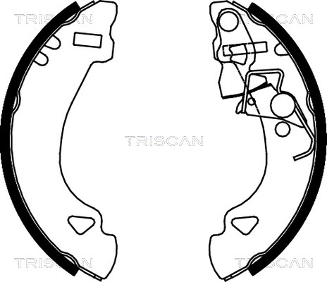 TRISCAN Fékpofa 810015548_TRIS