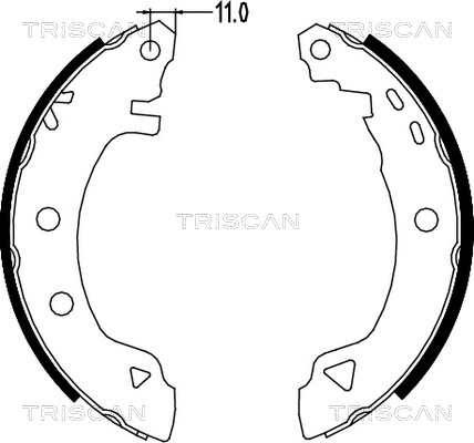 TRISCAN Fékpofa 810015580_TRIS