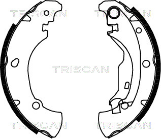 TRISCAN Fékpofa 810015625_TRIS