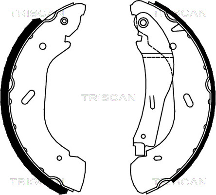 TRISCAN Fékpofa 810016005_TRIS