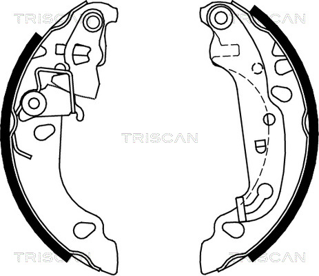 TRISCAN Fékpofa 810016008_TRIS