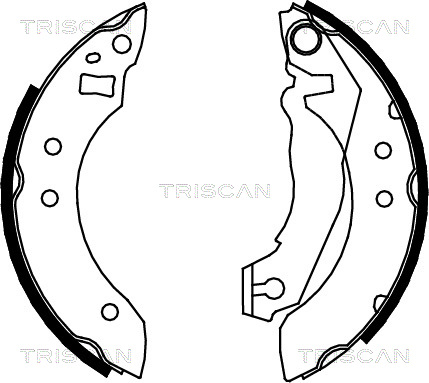 TRISCAN Fékpofa 810016355_TRIS