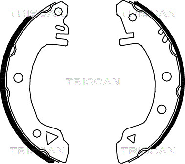 TRISCAN Fékpofa 810016375_TRIS