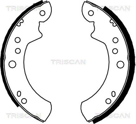 TRISCAN Fékpofa 810016443_TRIS