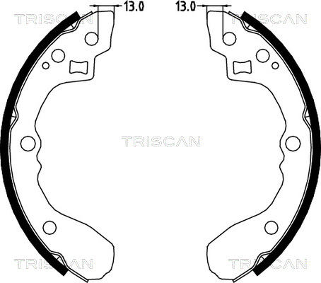 TRISCAN Fékpofa 810018001_TRIS