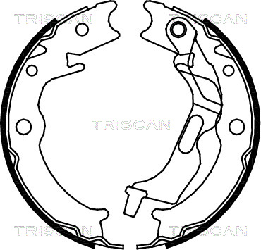 TRISCAN 810021001_TRIS Fékpofa