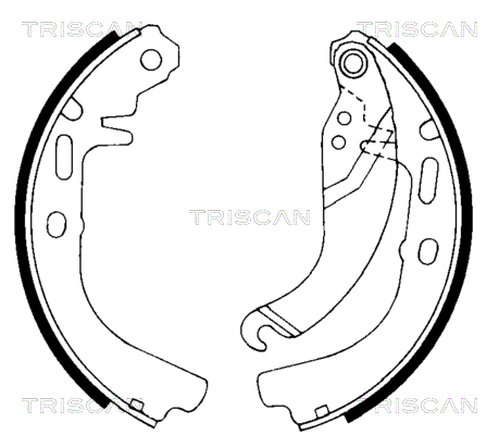 TRISCAN Fékpofa 810024327_TRIS