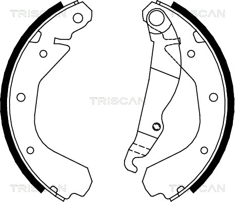 TRISCAN Fékpofa 810024409_TRIS