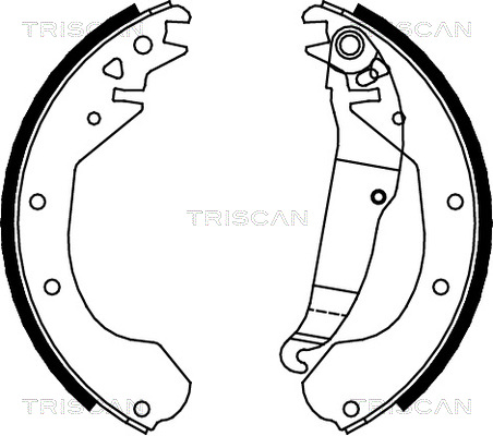 TRISCAN Fékpofa 810024410_TRIS