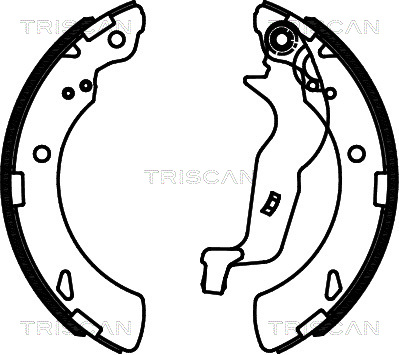 TRISCAN Fékpofa 810040010_TRIS