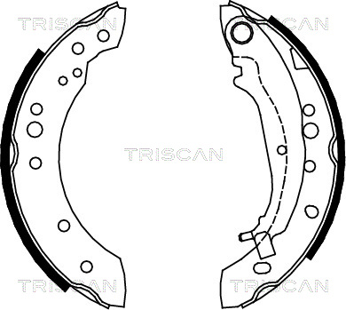 TRISCAN Fékpofa 810042020_TRIS