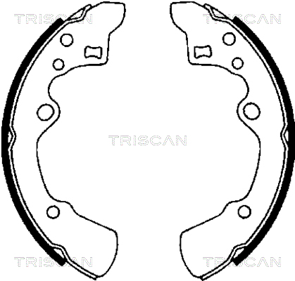 TRISCAN Fékpofa 810050496_TRIS