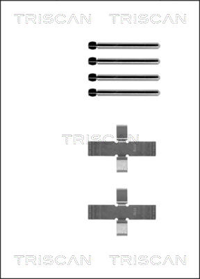 TRISCAN Tartozékkészlet, tárcsafékbetét 8105101237_TRIS