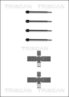 TRISCAN Tartozékkészlet, tárcsafékbetét 8105101288_TRIS