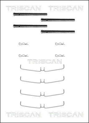 TRISCAN Tartozékkészlet, tárcsafékbetét 8105101456_TRIS