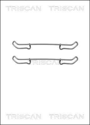 TRISCAN Tartozékkészlet, tárcsafékbetét 8105101508_TRIS